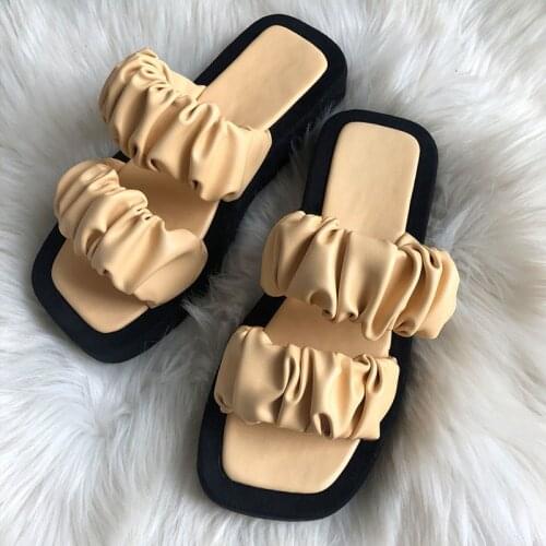2021 New Women Slippers Thick Bottom Platform Shoes Ladies Flat Sandals Casual Beach Shoes Woman Outside Slides Zapatos Mujer