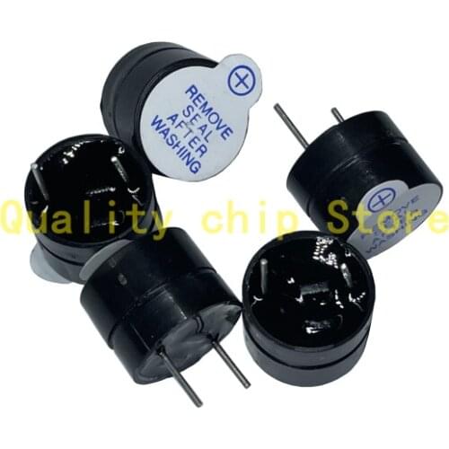 10pcs 3v 5v 12v Active Buzzer Magnetic Long Continous Beep Tone 12*9.5mm new and original