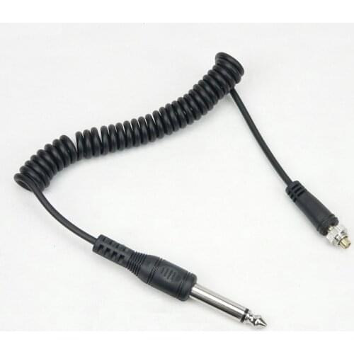 10pcs Accessories Male PC to 6.35mm Plug SYNC Cord Cable for Studio Flash Light RF 603 For Nikon D300s D300 D200 D100 D700