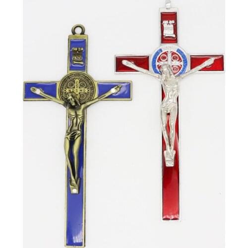 10pcs per lot Cross Crucifix Christ Catholic Jesus Religious Church Decoration Stand Wall Antique Home Chapel Decor