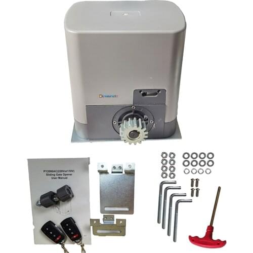 Automatic Sliding Gate Door Operator 2000kg heavy duty AC 110V 220V gate motor