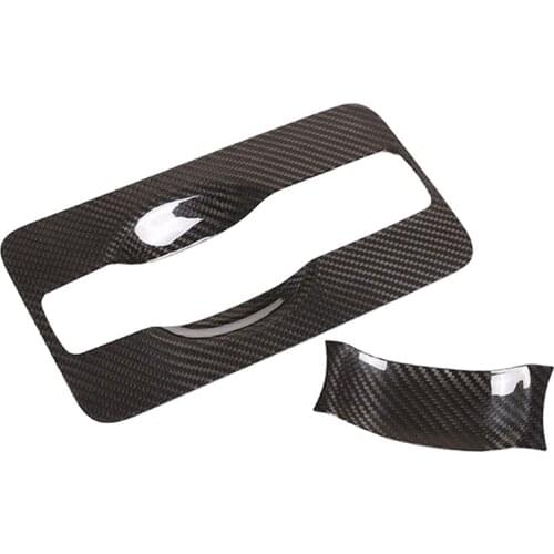 Car Carbon Fiber Tail Door Handle Bowl Cover Trim for Mercedes-Benz G CLASS W463A W464 G500 G550 G63 2019-2020