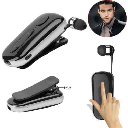 Wireless Headphone Bluetooth Earphone Mini Clip Headset Noise Cancelling for Samsung Galaxy S9 S8 J7 J5 iPhone XR XS X Motorola