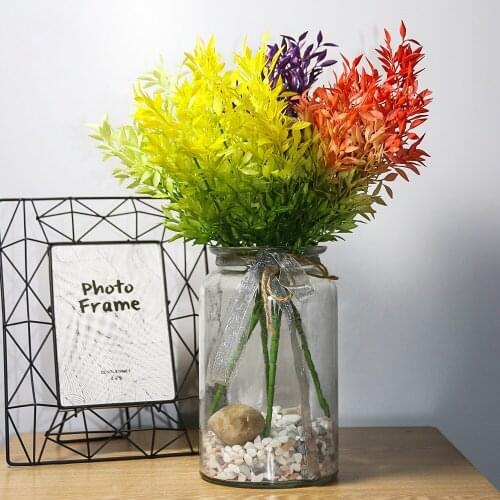 Carex Sylvestris Simulation Green Plant Outdoor Layout Project Greening Restaurant Partition Floral Layout