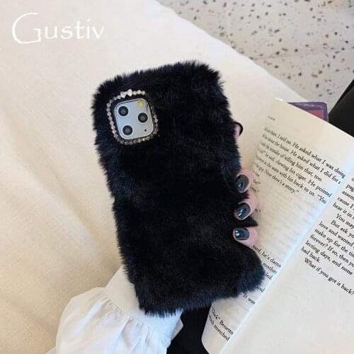 Luxury Phone Case For Huawei Honor Note 8 8A 8C 8S 9 9A 10 10i 20 20i 20s 30 30s Lite Pro P Smart Z 2020 Fluffy Plush Warm Cover