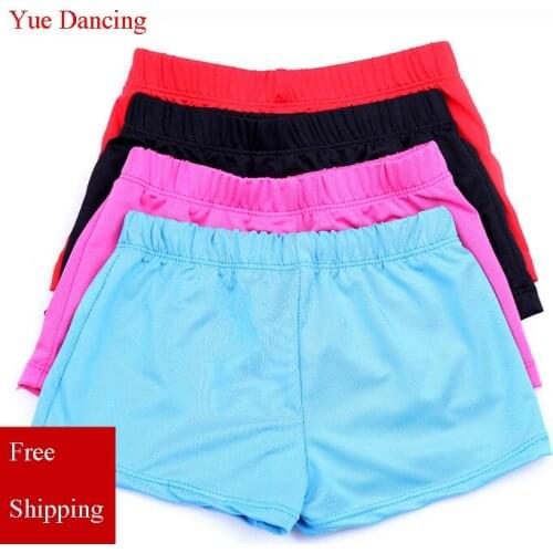 120-160cm Child Latin Dancing Underwear Kids Ballroom Dance Shorts Girls Tango/Salsa Gymnastics Practice Leotard Pants For Dress