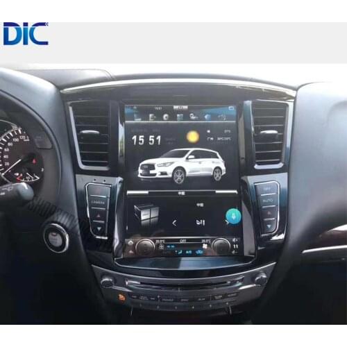 6.0 Android system vertical screen car styling navigation gps multimedia car player mp3 For Infiniti QX60 Q60