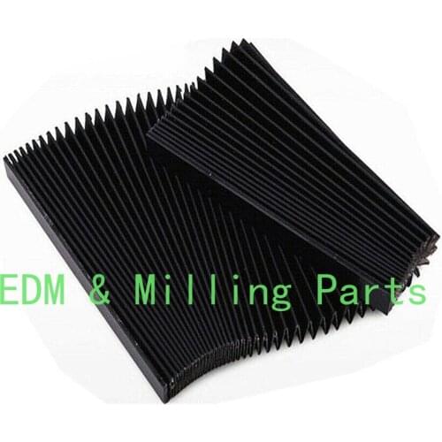 130mm-300mm Flexible CNC Engraver Machine Protector Flat Accordion Bellow Cover For Bridgeport Mill Part