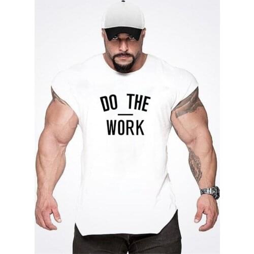 New Muscle Cotton Fitness Stringer Workout Vest Gym Tank Tops Men Sleeveless Tanktops Fashion Bodybuilding Clothing Undershirt