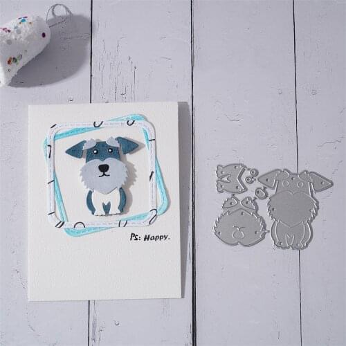New Collage Of Pet Dogs Craft 2021 Metal Cutting Dies For Scrapbooking And Card Making Decor Embossing Mold No Stamps