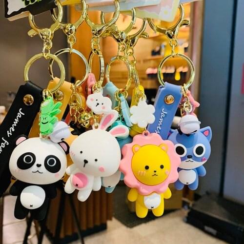 New Cute Cartoon Doll Keychain Trend Car Key Chain Fashion Cute Bag Pendant