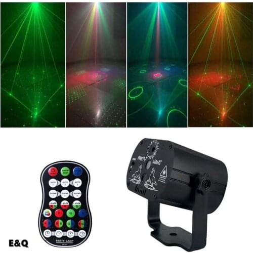 Rechargeable Prom Party Stage Laser Light DJ Disco Voice Control Colorful Light Flash Strobe Magic Ball Light