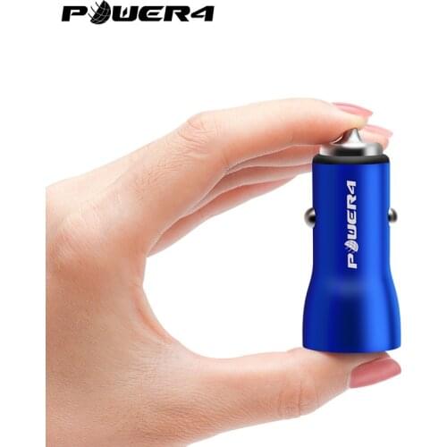 Power4 QC 3.0 USB Car Phone Charger For Huawei P20 30 pro Xiaomi 36W Fast Charging USB C PD Car Chargers For iPhone Tablet