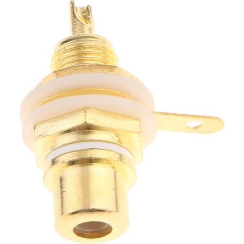 1Piece RCA Jack / Socket Audio Video Female Cable Connector For Computer