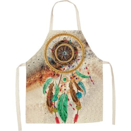 Adjustable Apron Dream Catcher Printing Women Men Home Cooking Tools Kitchen Bar Cleaning Accessories фартук для кухни