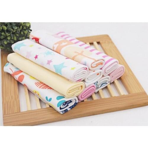 50set 8Pcs/set Newborn Baby Towel Washcloth Bathing Feeding Wipe baby handkerchief face small towels