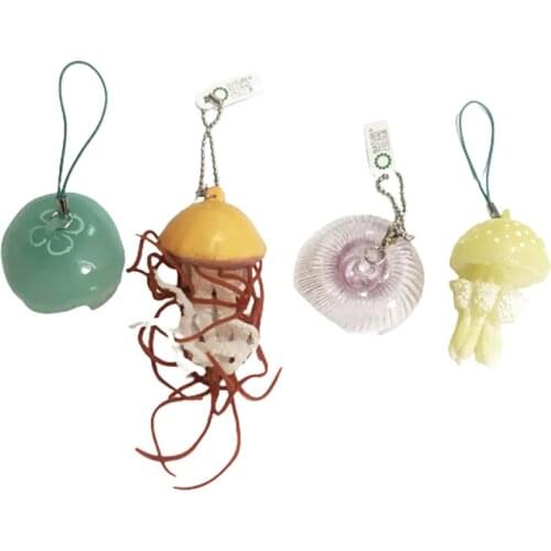 Cute Stress Toy Squishy Jellyfish Shaped Slow Funny Keychain Anti Sress Ball Kids Toys Novelty Squeeze Gifts Toys For Girls Boys