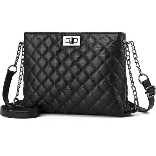 Yesetn Bag 110819 new PU chain handbag sheepskin tattoo handbag single shoulder bag cross body bag