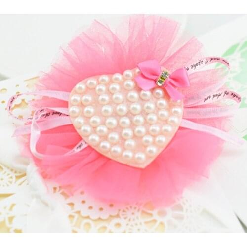 Furling Girl 1 PC Simulated Pearls Hairpins Kids Hair Clip Heart Design Barrettes Girls Hairpins Accessories for Children