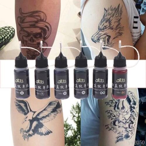 10ML Temporary Tattoo Ink Fruit Gel Body Art Painting Pigment Tattoo Juice Ink