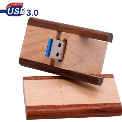 High Speed USB 3.0 Wooden Bamboo Usb Flash Drive pen drive Wood Pendrive 4GB 8GB 16GB 32GB Creativo Personal LOGO memory stick