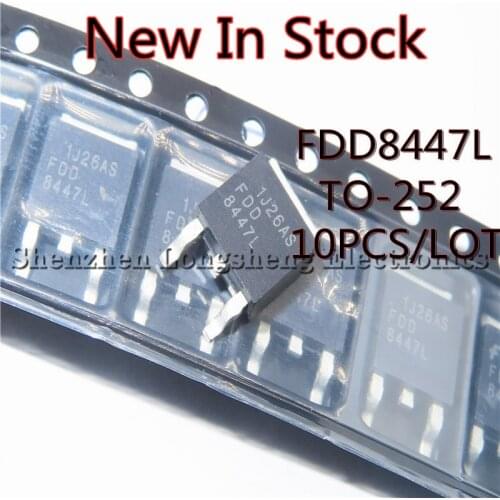 10PCS/LOT 8447L FDD8447L TO-252 LCD commonly used high-voltage MOS tube