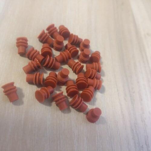 100/200/500/1000pcs/lots Rubber Seal With No Seal Connector Wire Waterproof Rubber Seal Without Hole 282081- 1 For 1J0973735
