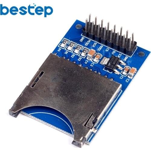 2PCS/LOT Reading and writing module for arduino SD Card Module Slot Socket Reader ARM MCU
