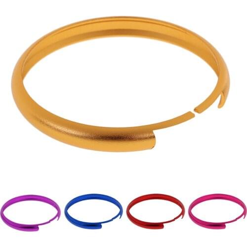 45mm Aluminum Remote Control Key Protctive Ring Trim Chain for BMW 2008 and up for MINI Cooper