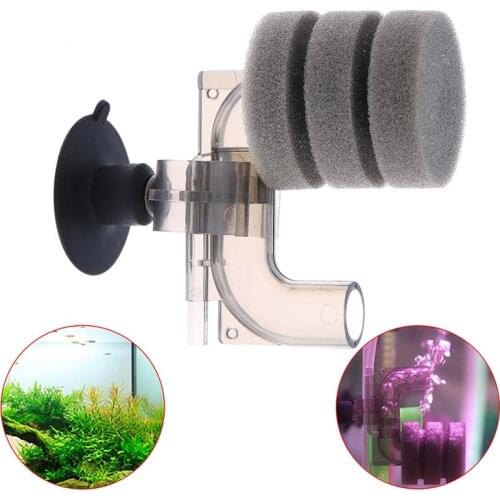 Aquarium Filter Fish Tank Shrimp Pond Air Pump Biochemical Sponge Filter
