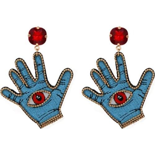 Aretes 2021 Jewelry For Women Palm Style Earrings Big Drop Earrings Bohemian Womens Dangle Earrings Fasion Jewelery Oorbellen