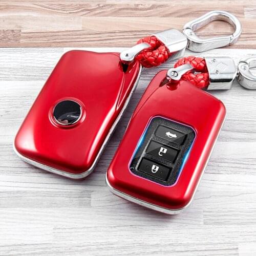 1pcs ABS Car Key Fob Cover Case for Lexus Lexus RX350 ES350 IS250 GX460 LX570 IS350 GS430 GS300 GS450h GX460 GS300 With Keychain