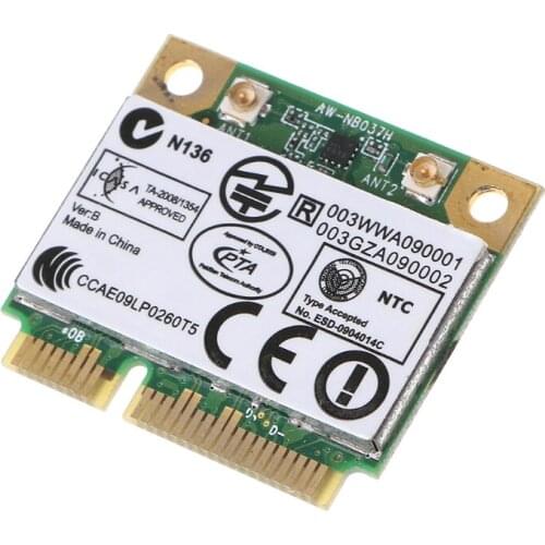 For Azurewave AW-NB037H 802.11nbg + Bluetooth 3.0 Wireless Mini PCI-E Wifi Card