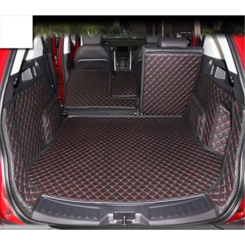 Car Travel ) High quality! Special trunk mats for Land Rover Discovery Sport 5seats 2016-2014 durable waterproof boot carpets