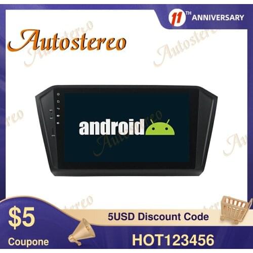 DSP Android 9 Car No DVD GPS Navigation Multimedia Player For Volkswagen Passat 2015-2017 Auto Radio Stereo Head Unit PX5 PX6