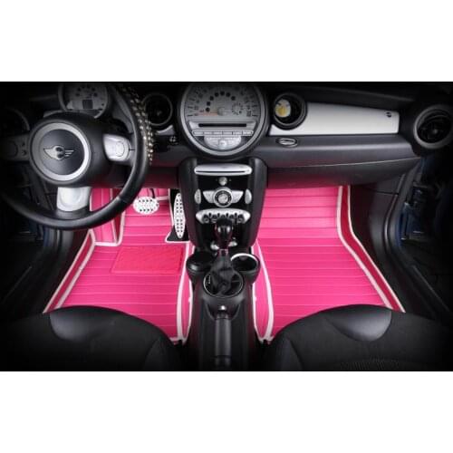Environmental-friendly PU 1 set car floor mat pad forBMW New MINI cooper Countryman 5-door F55/Clubman or Volkswagen Beetle