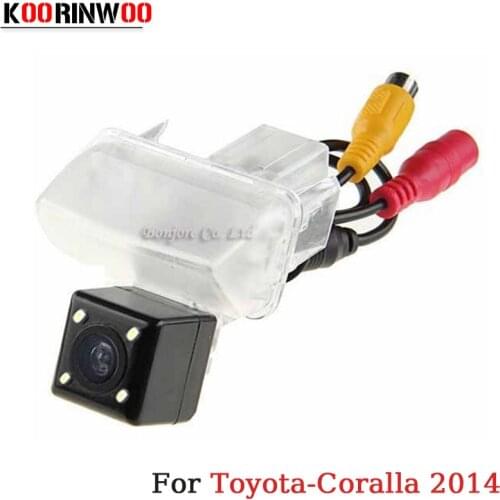 KOORINWOO HD CCD Special car Rear view camera for Toyota/Coralla 2014 Auto Reverse Cam Backup Parking Assistance Night vision