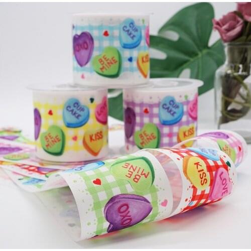 Valentines Day Printed Grosgrain Ribbon 47885