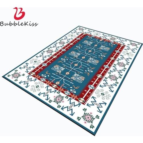 Bubble Kiss Vintage Printed Rugs And Carpets For Living Room Abstract Pattern Bedroom Decor Carpet Foldable Hotel Bedside Carpet