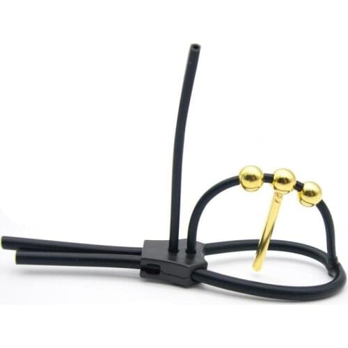 Male Electric Shock Pulse Urethral Sounding Stimulate Plug W Penis Ring Urethra Stretching Device BDSM Product Sex Toy A170