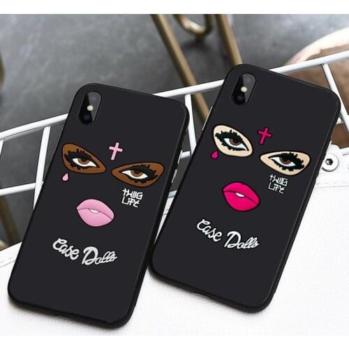 Masked Goon Thug Life Soft Phone Case For IPhone 12 Pro Max Mini 11 XS X 6s 6 7 8 Plus 5 SE XR Teared Girl Jesus Christian Cross