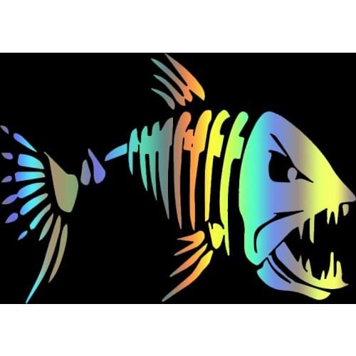 S50736# Various Sizes/Colors Car Stickers Vinyl Decal Fisherman Go Fishing V8 Motorcycle Decorative Accessories Creative