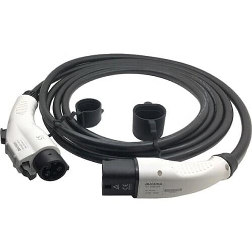 Type 2 to Type 1 ev charging cable Duosida sae j1772 connector TUV ev charging cable