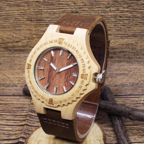 Мужские часы с кожаным ремешком Zazac China At AliExpress