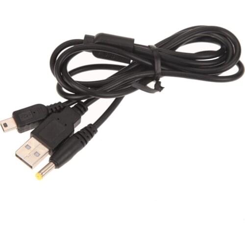 1.2m 2 in 1 USB Data Data Transfer Sync Charge Cable Cord Wire for Sony PSP 2000 3000 Smart Devices