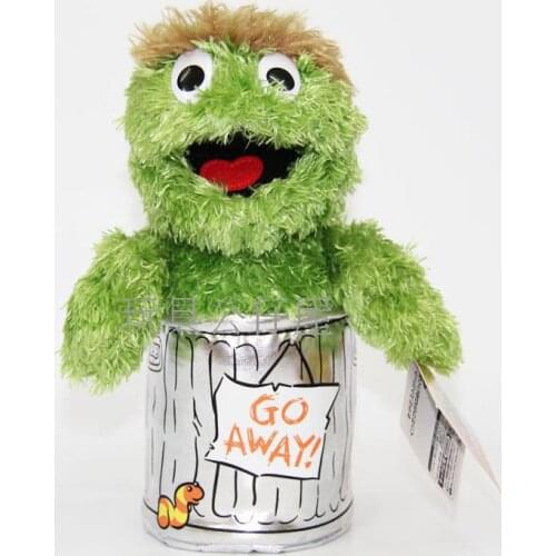 2017 Sesame Street Oscar the Grouch Plush Toys Stuffed Animal Dolls Children Gift 26 CM