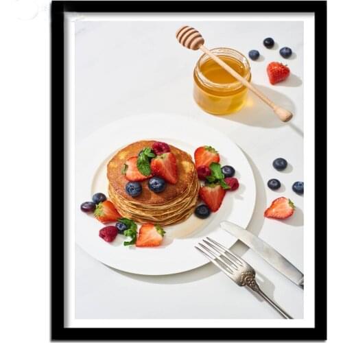 5D DIY Food is small and fresh diamond Painting diamond embroidery mosaic diamonds wall stickers home decor