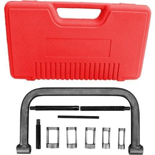 Car Engine Cylinder Head Valve Spring Compressor Remove Install Tool Clamp Set ATVs Installer Removal Tool Motorcycle