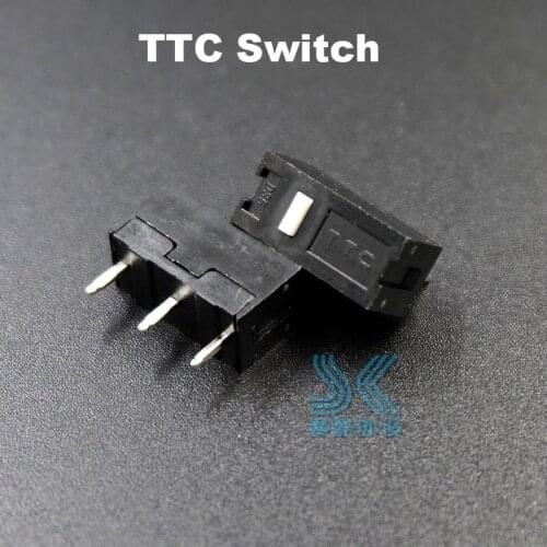 TTC Mouse Micro Switch white Button suitable for 10M 20M 50M button Steelseries Kinzu Kana Sensei Mouse Wheel key Free shipping
