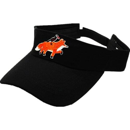 2020 new style Cartoon Fox embroidery Visors Baseball Cap Adjustable Snapback cap for men and women